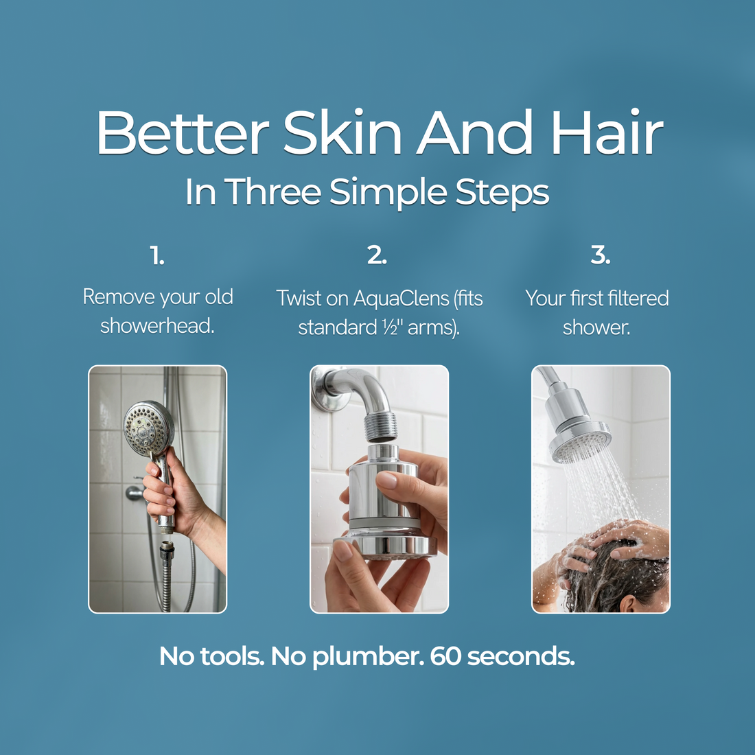 AquaClens Filtered Showerhead (test)